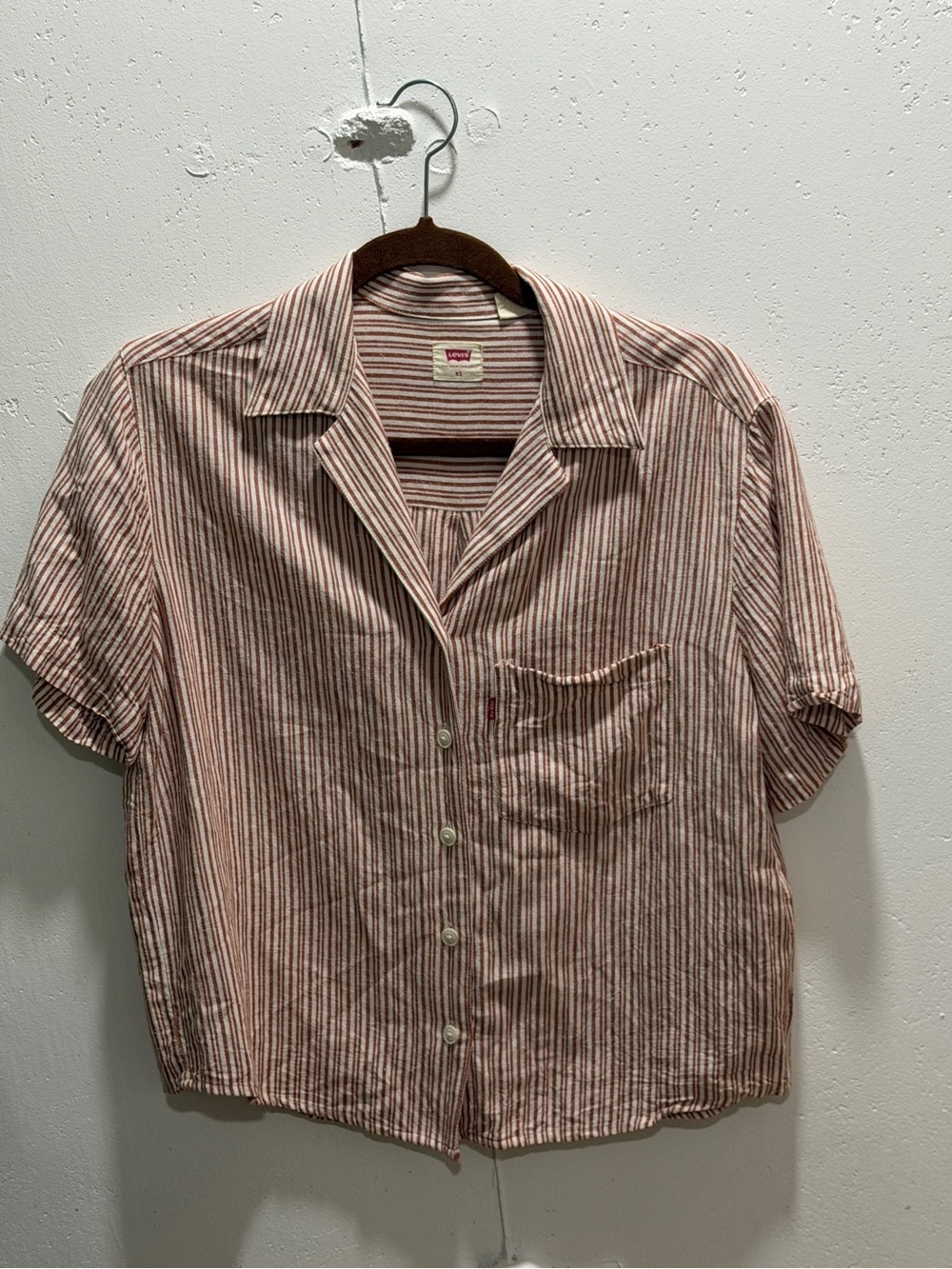 Levi’s Women Joyce Short Sleeve Resort Shirt—XS